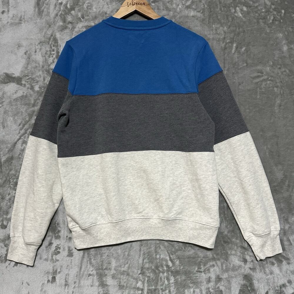 LL Bean 1912 Colorblock Sweatshirt Mens Size S Blue Preppy Timeless Ivy League - Picture 6 of 7